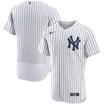 mens nike white new york yankees home authentic team jersey